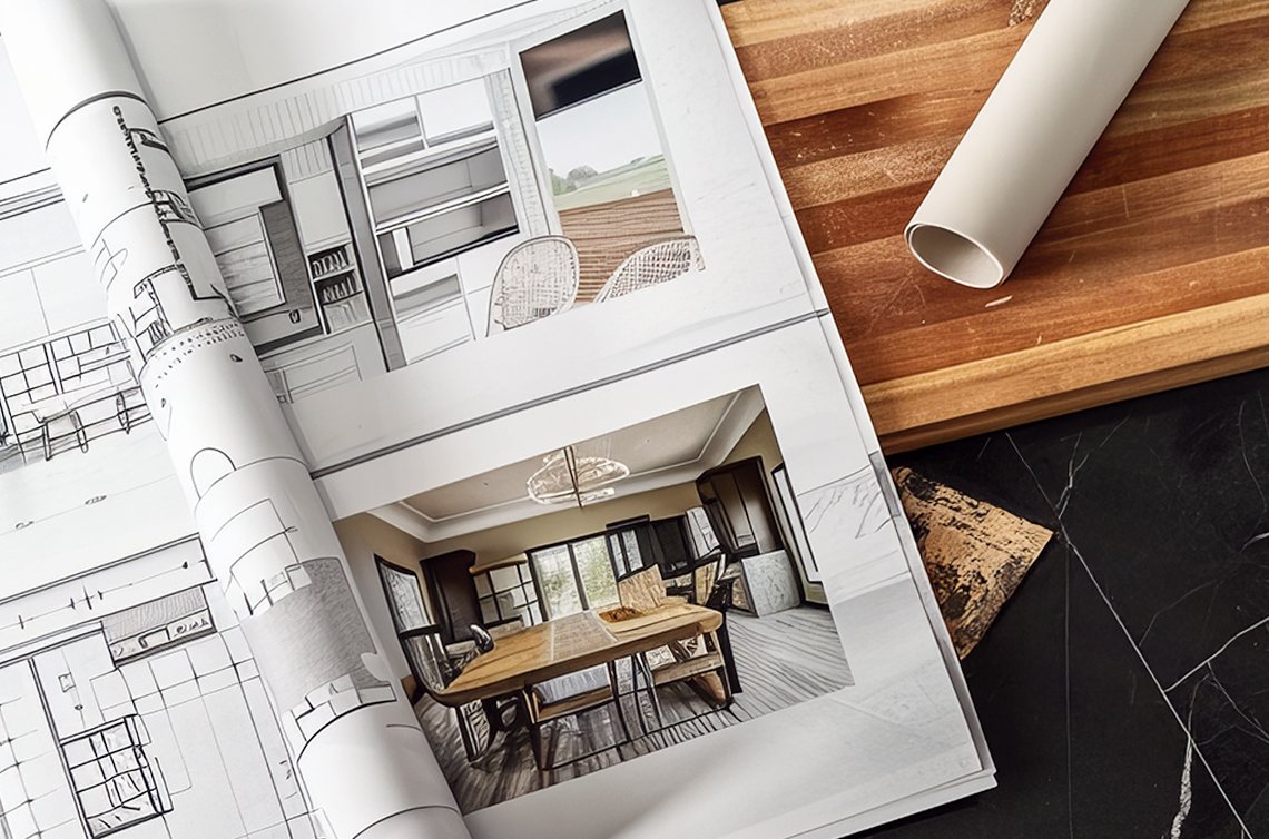 Image showing the plans for a new kitchen.