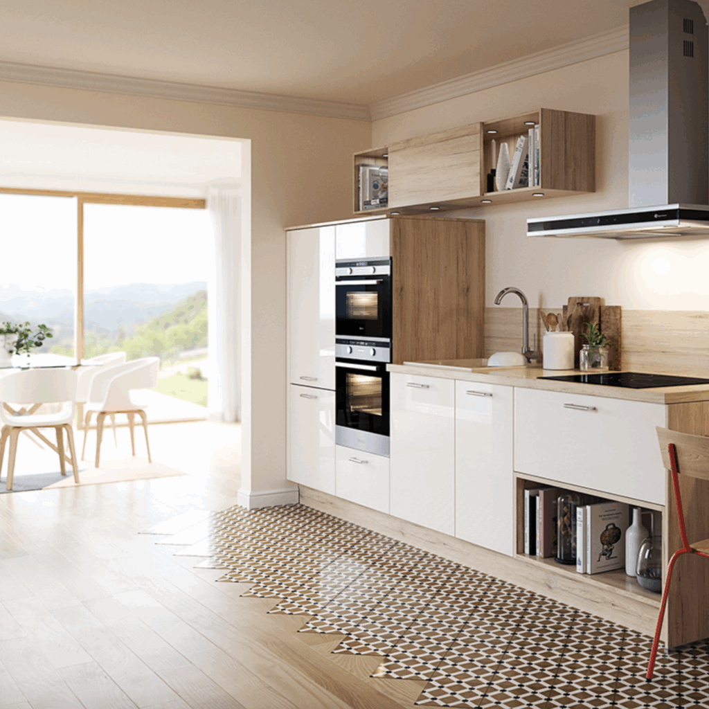 Image qui montres les électroménagers encastrés.